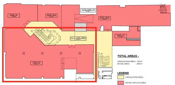 Expansive 304.11 sqm Retail Space in Paola Complex with Lift Access