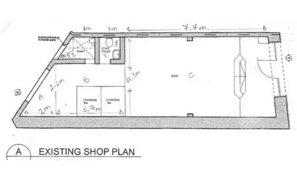 Shops for rent Malta: 50sqm shop to let in a prime area of Sliema