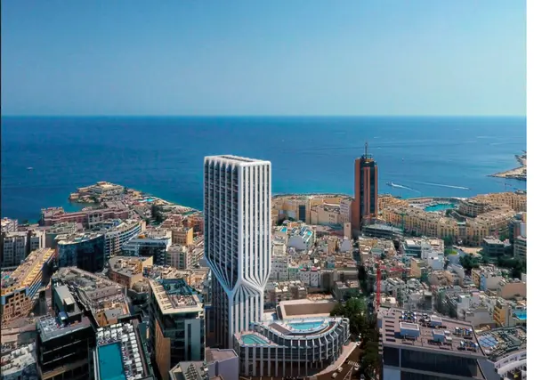 Malta real estate: New 2 Bedroom Apartments in St. Julians Mercury Towers