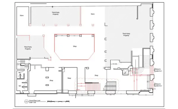 Shops for rent Malta: Valletta Ground Floor Corner Shop for rent on Republic Street, with an area of 340sqm