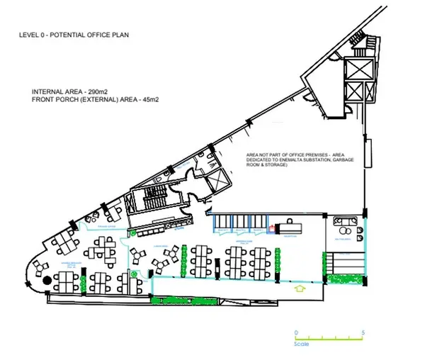 Prime 290 sqm Office Space with 45 sqm Terrace in St Julian's