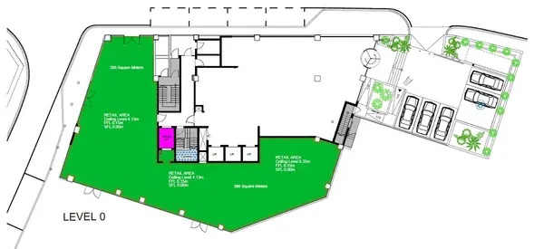 Cafeteria for rent in Mercury Towers with an area of 386sqm