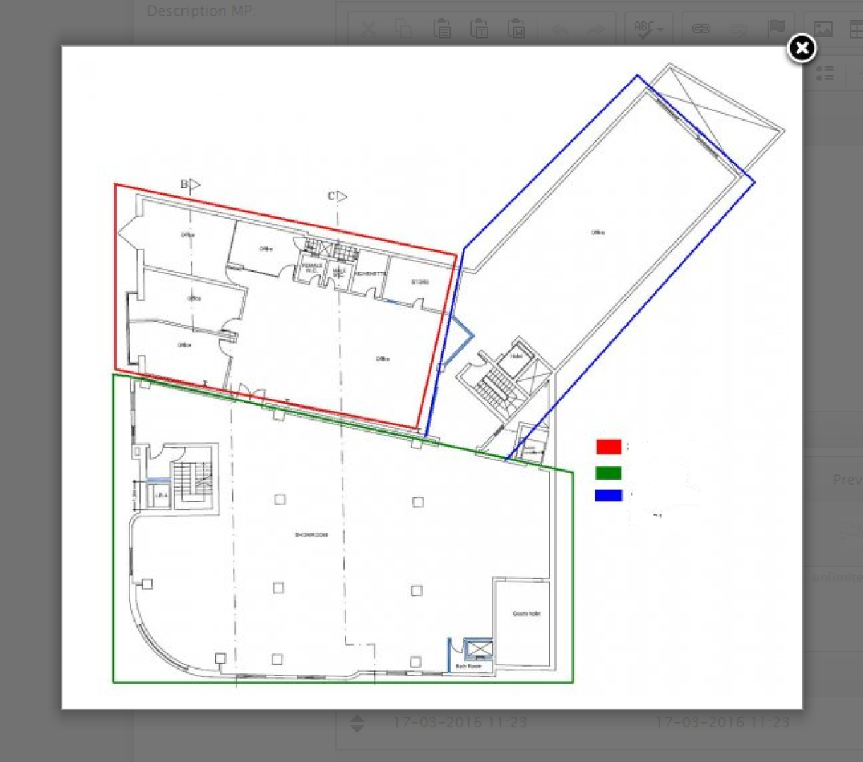 Office for rent in San gwann with an area of 550sqm