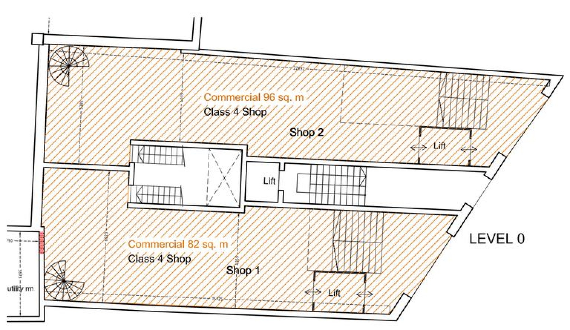 Seafront 180 square metre Duplex Commercial in Xemxija on the seafront for rent