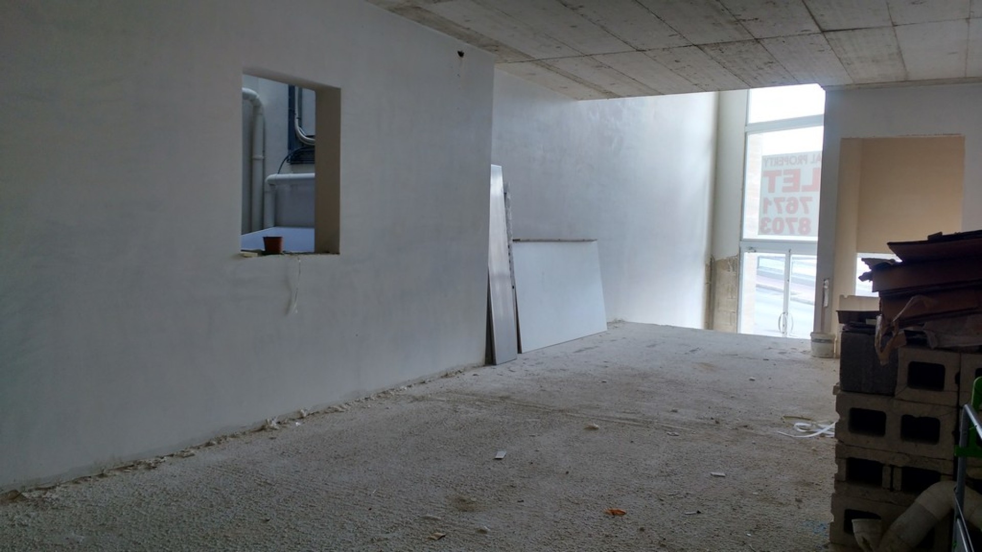 Seafront 180 square metre Duplex Commercial in Xemxija on the seafront for rent