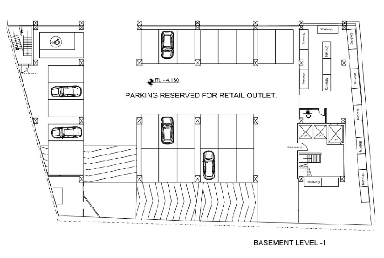 Showroom With Parking and Office To Let in Mriehel