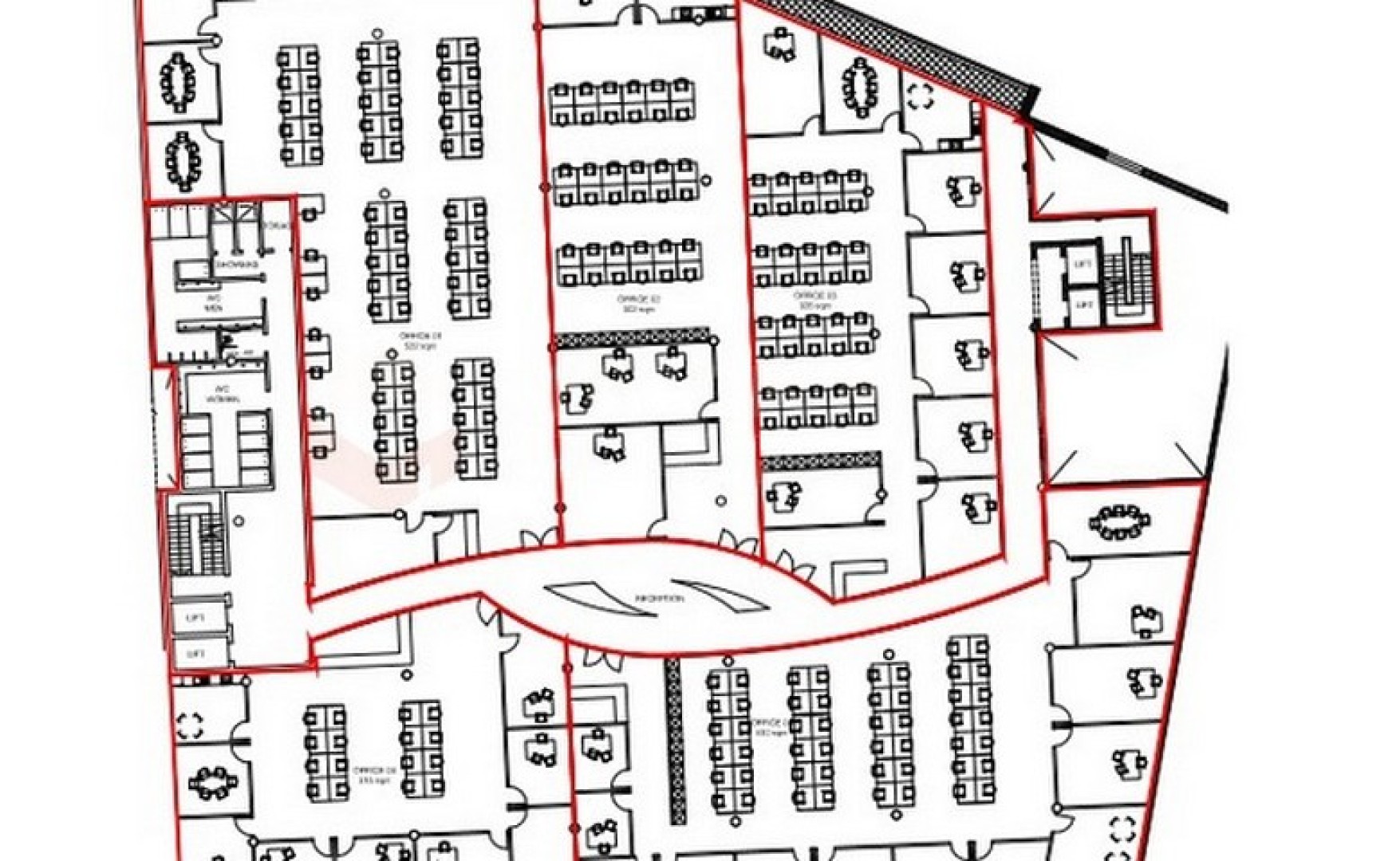 Office in office block to let in Malta 250sqm