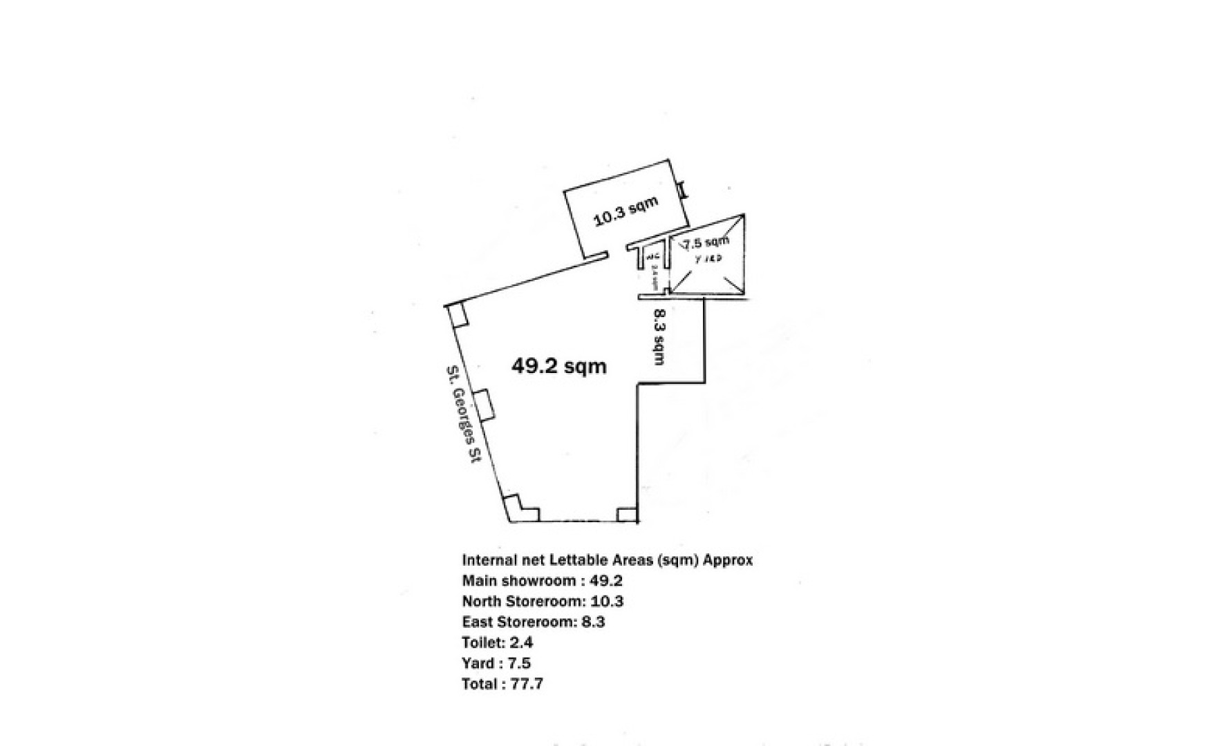 Shops for rent Malta: 78sqm Retail outlet for rent in Gzira