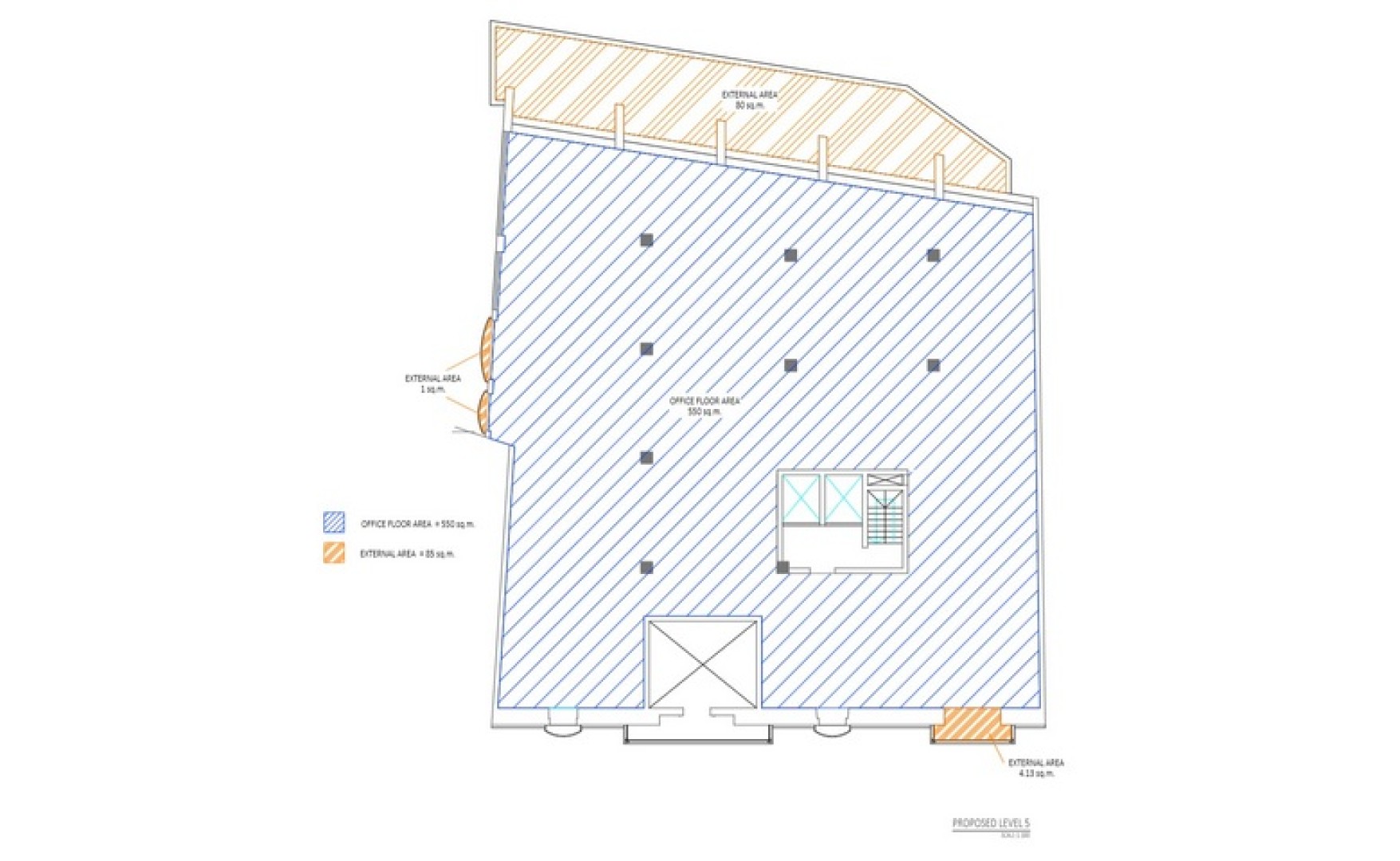 Offices for rent Malta: Office with an Internal Area 260sqm plus External Area 37sqm
