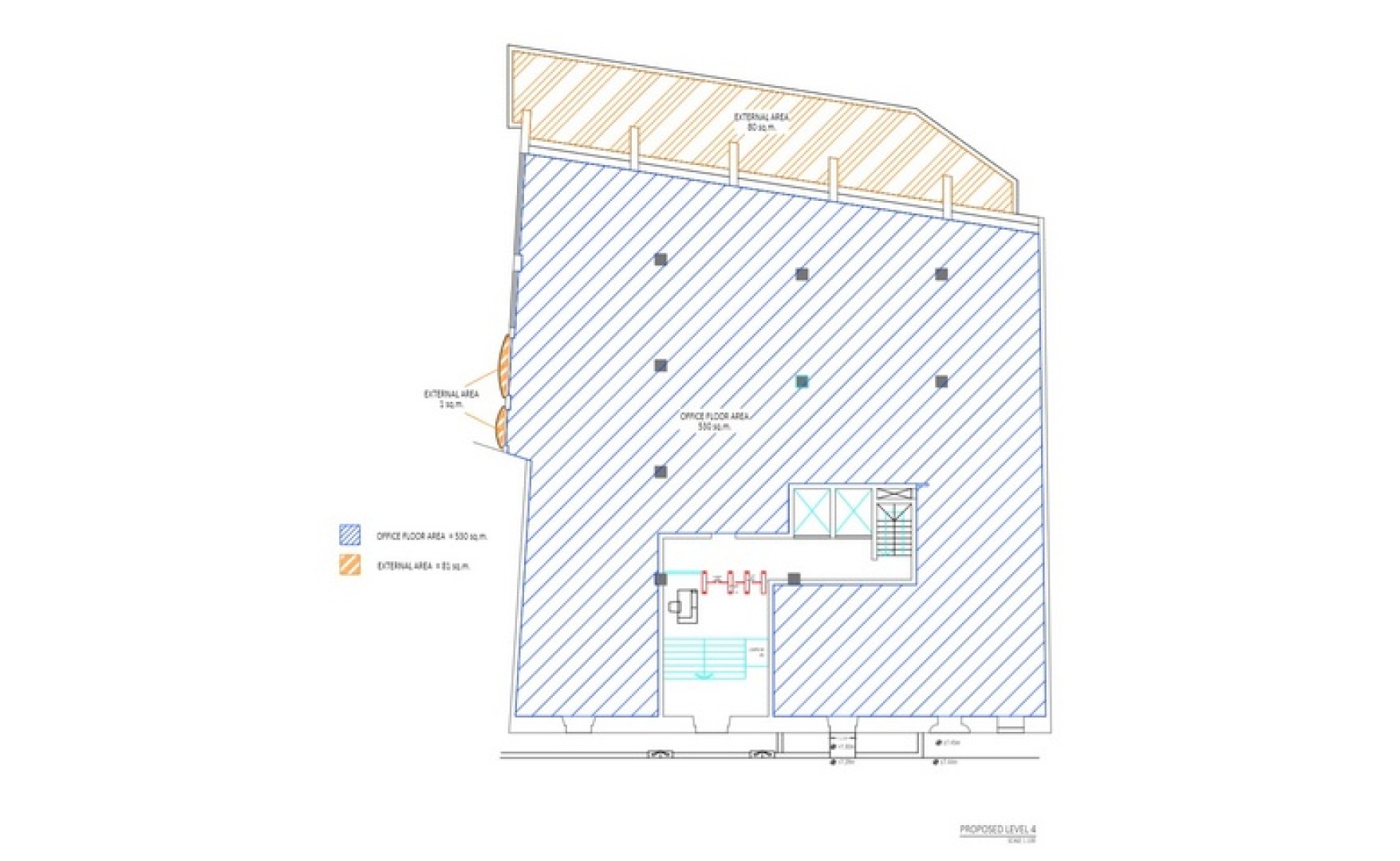 Offices for rent Malta: Office with an Internal Area 260sqm plus External Area 37sqm