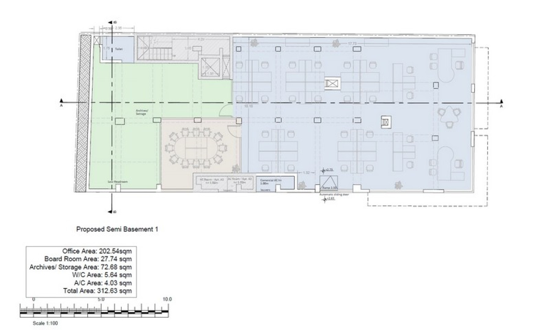 Office to let Malta: New 320sqm premises for rent in Gzira