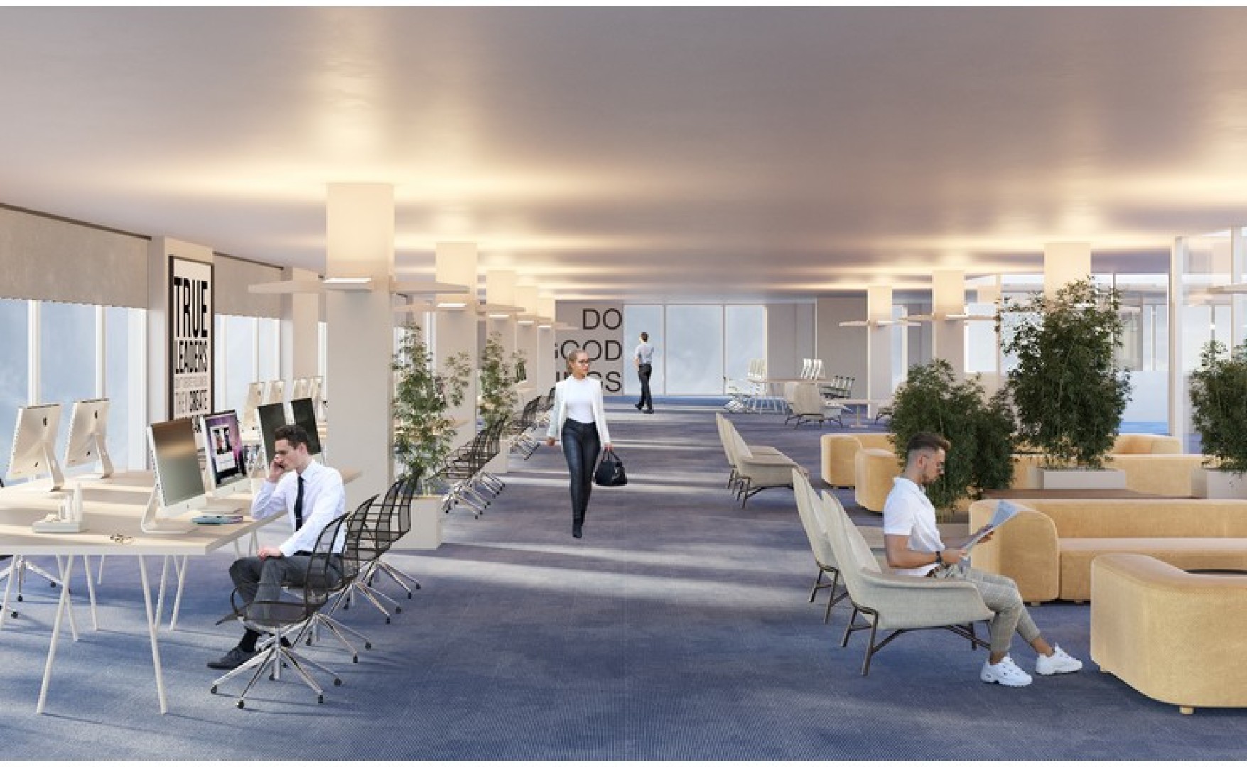 modern office for rent with optional parking in Mriehel