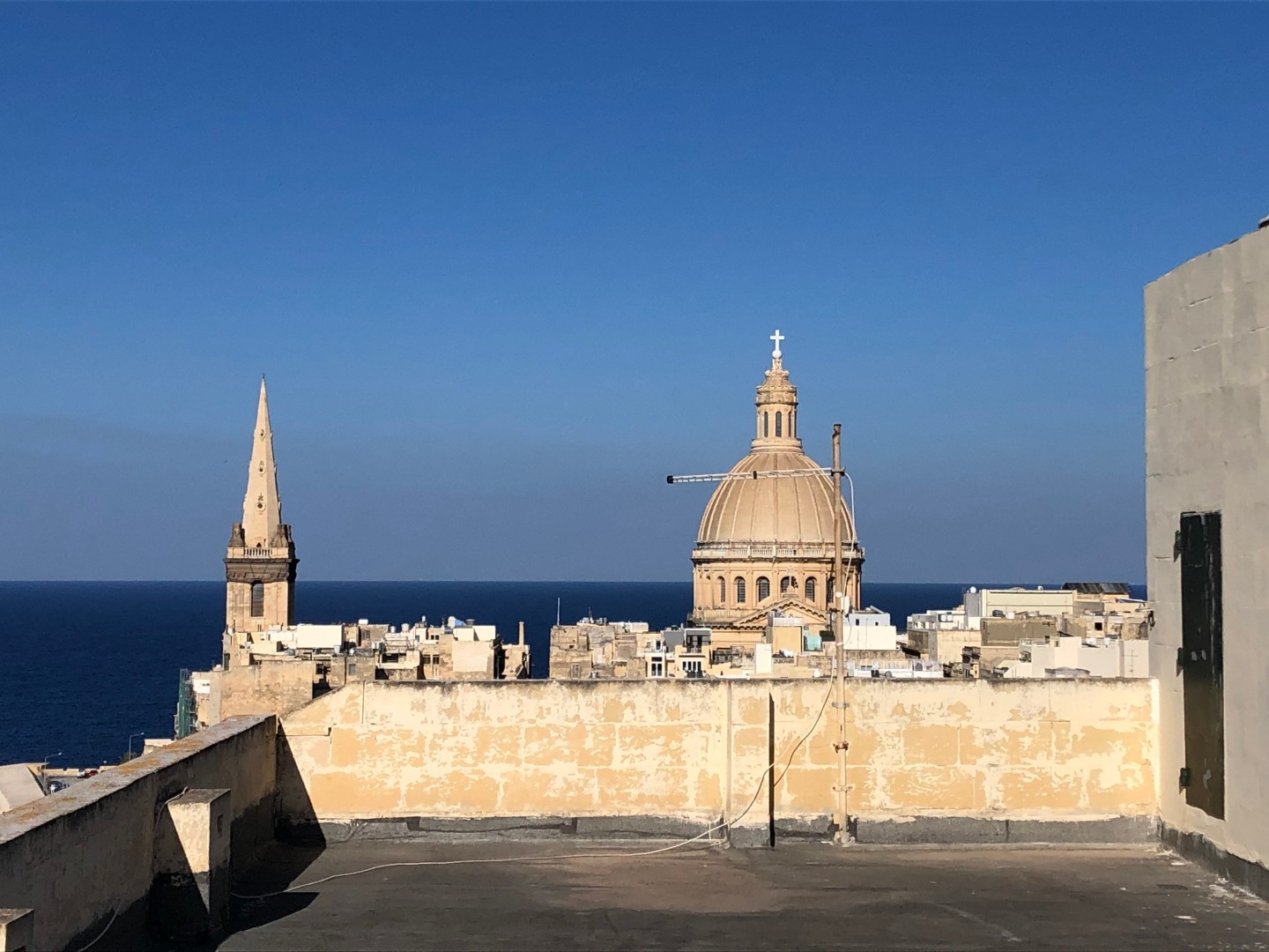 Homes for sale in Malta: Historical Corner Palazzo for sale in Valletta with Roof Terrace and Views