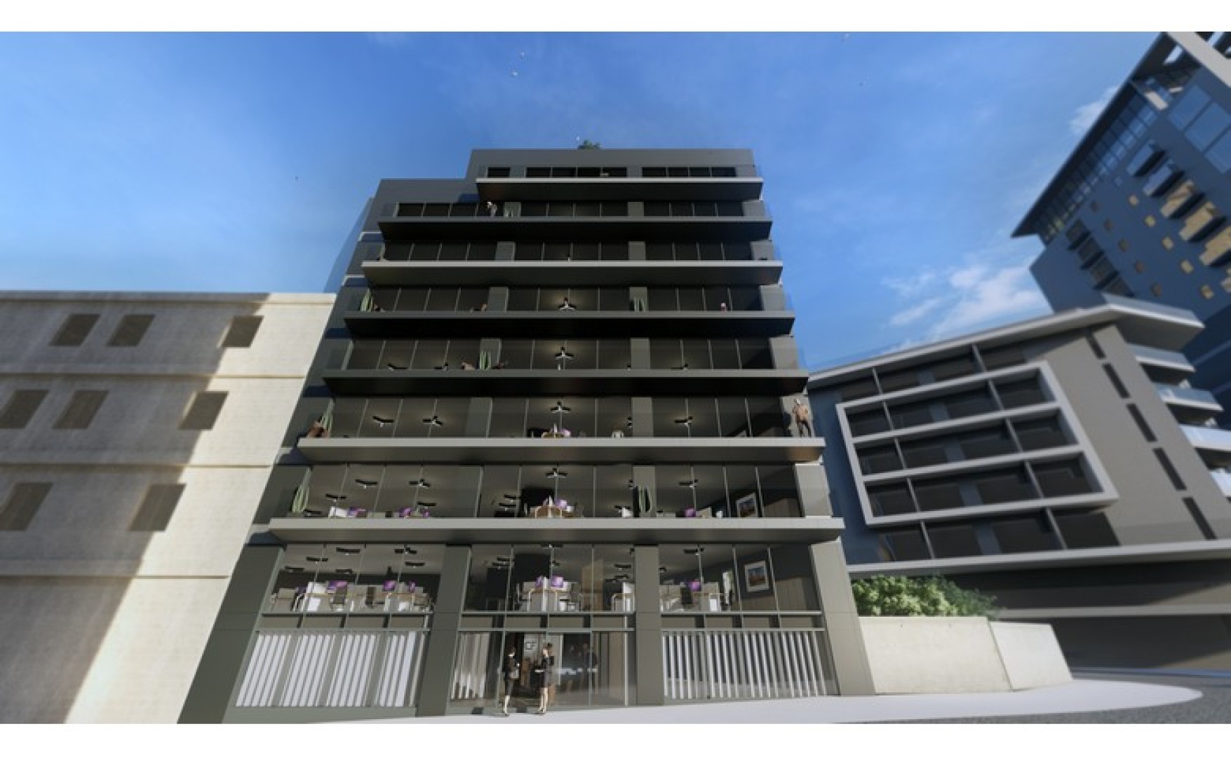 Offices for rent in Malta: 249sqm commercial premises for rent in a brand new commercial building in St Julian's