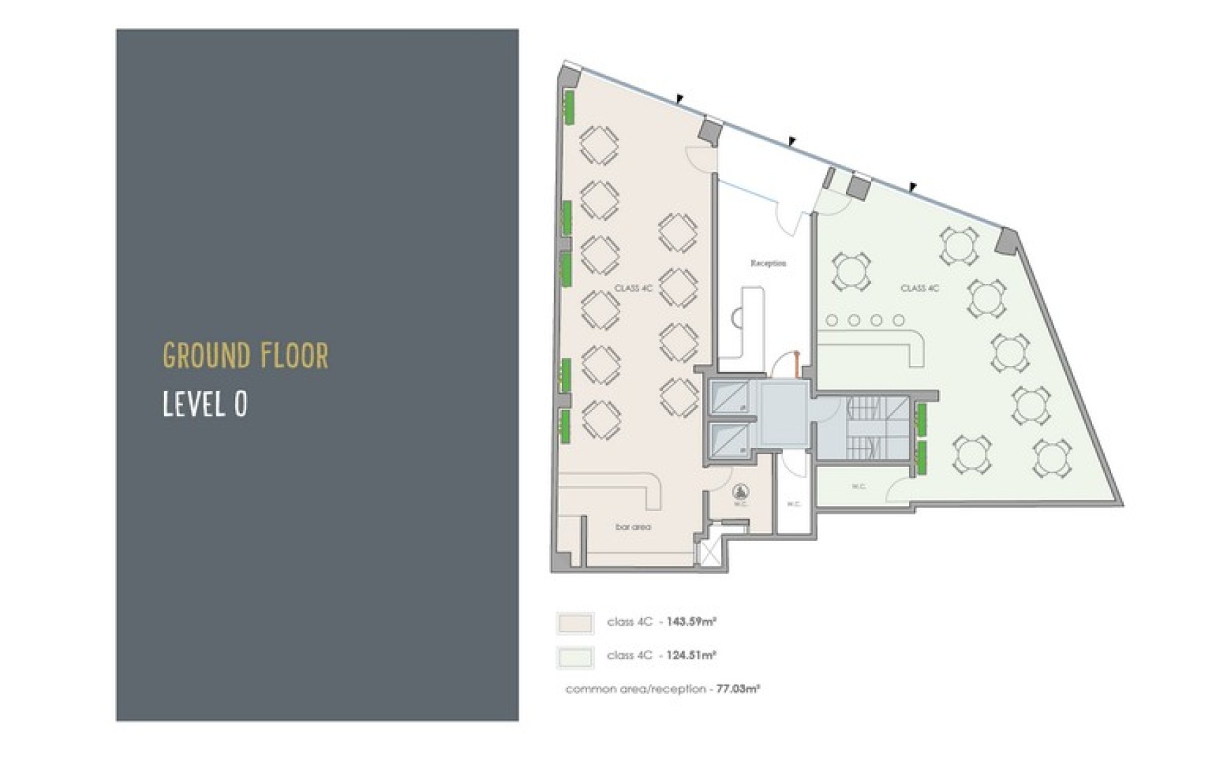 Offices for rent in Malta: 249sqm commercial premises for rent in a brand new commercial building in St Julian's