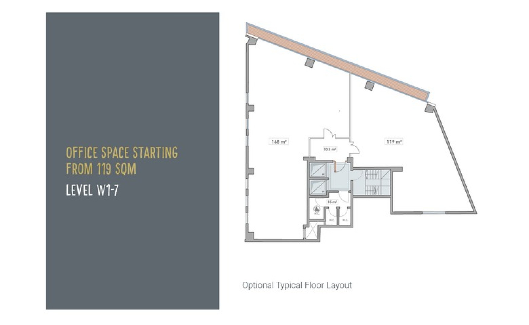 Offices for rent in Malta: 249sqm commercial premises for rent in a brand new commercial building in St Julian's