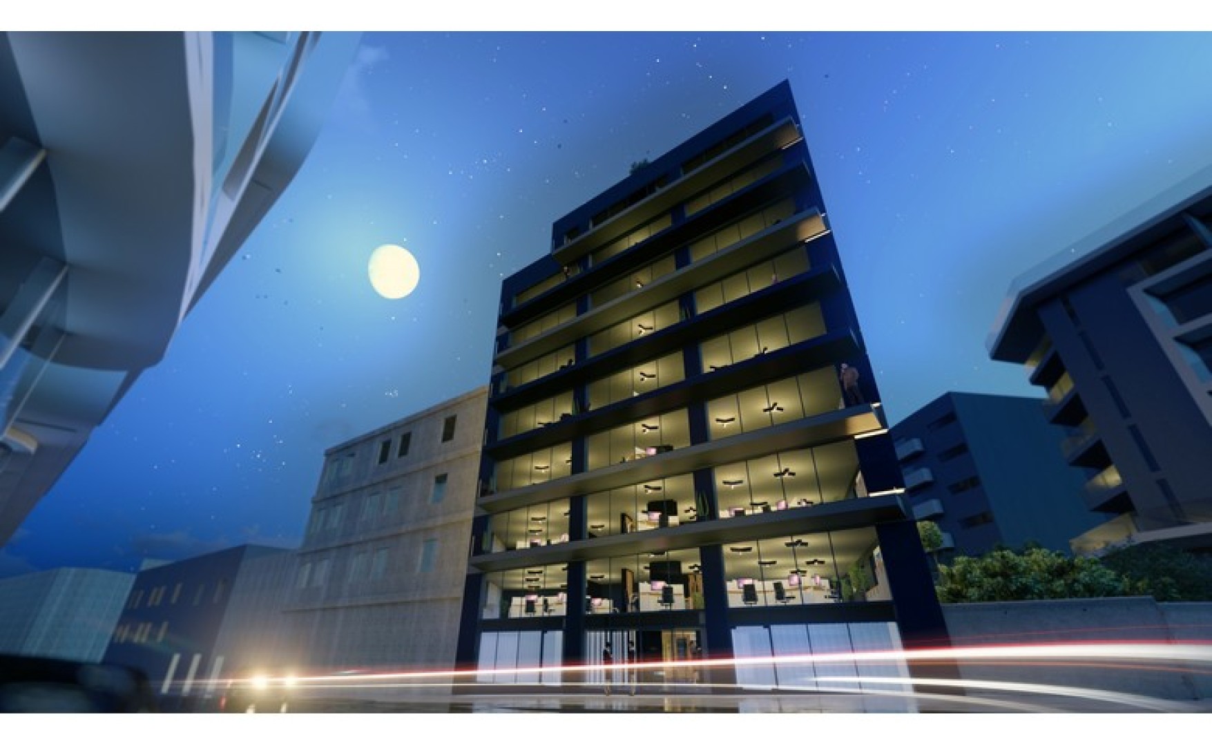 Offices for rent in Malta: 249sqm commercial premises for rent in a brand new commercial building in St Julian's
