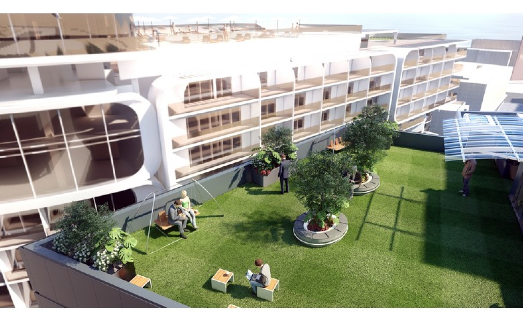 Offices for rent in Malta: 249sqm commercial premises for rent in a brand new commercial building in St Julian's