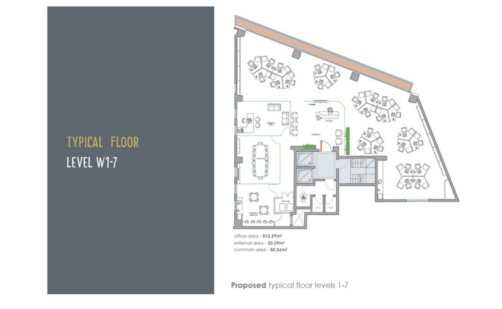 Office to let Malta: Ground floor 143sqm Office for rent in a New Commercial Centre
