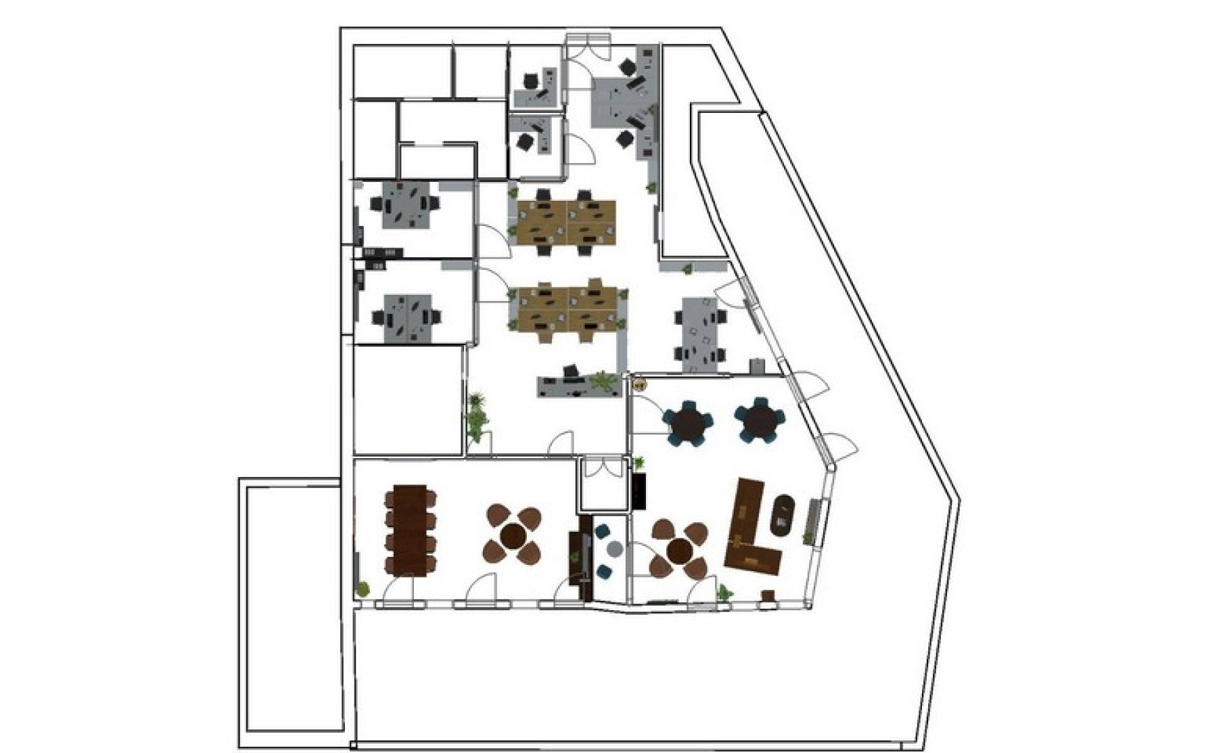 Penthouse Office with 300sqm for rent in Pieta