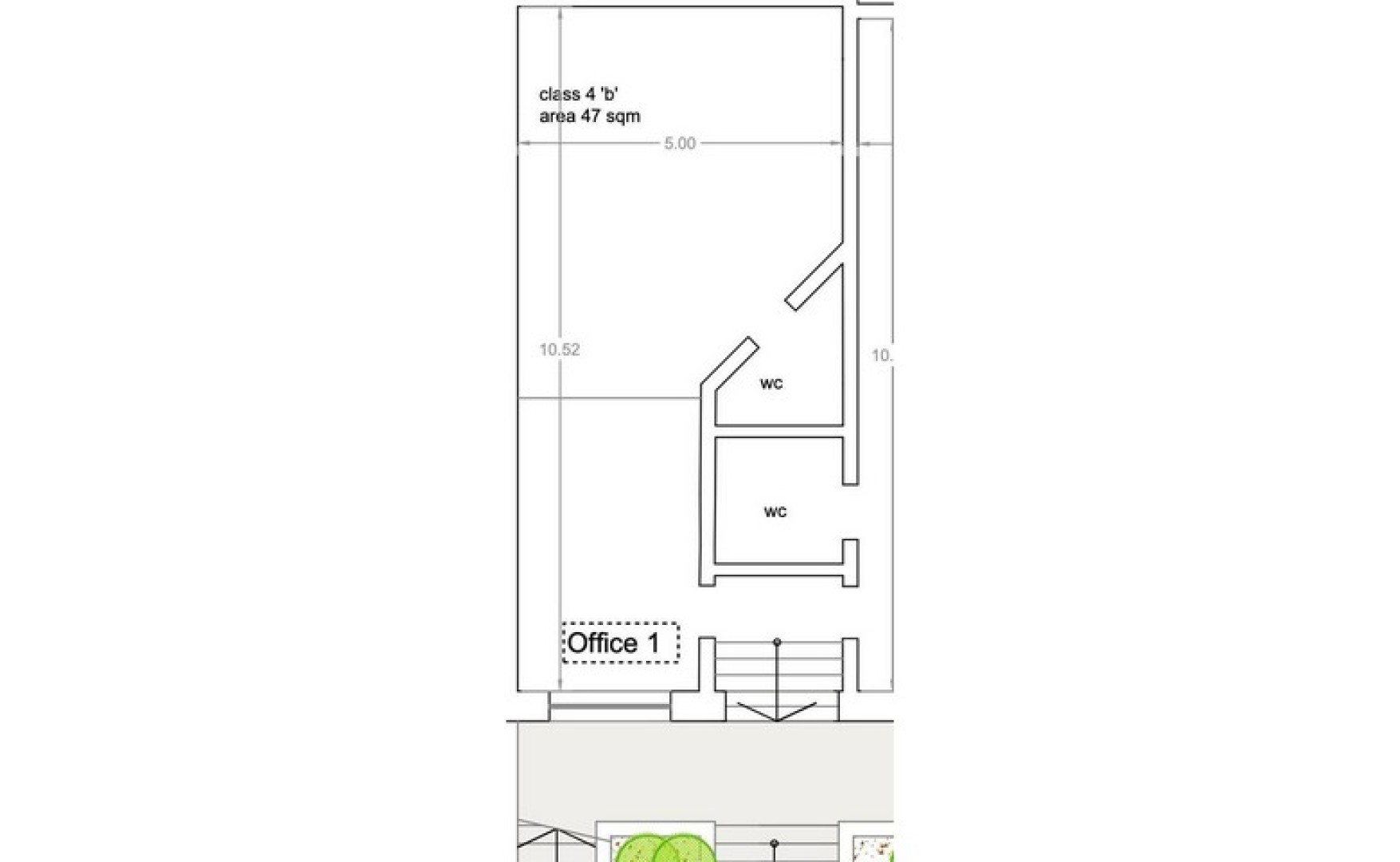 Office to let Malta: Gharghur 47sqm commercial premises for rent