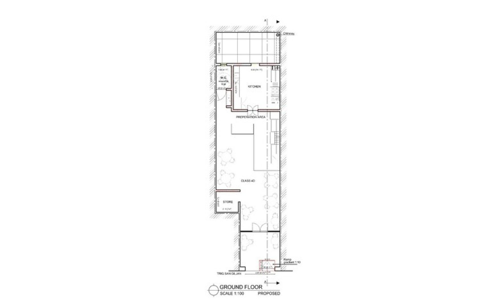 Restaurants for rent in Malta: San Gwann commercial property with an area of 160sqm
