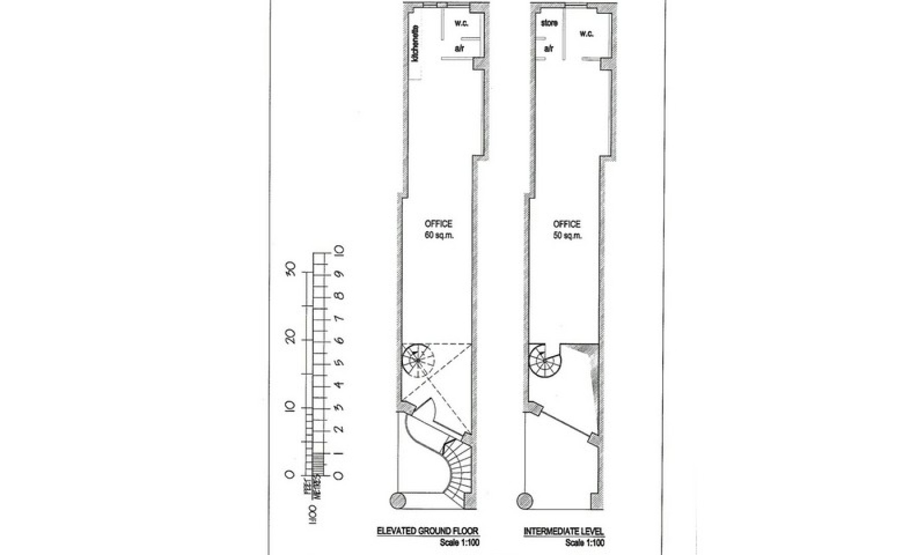 Office to let in Malta: 110sqm Duplex office in Gzira on the ground and 1st floor