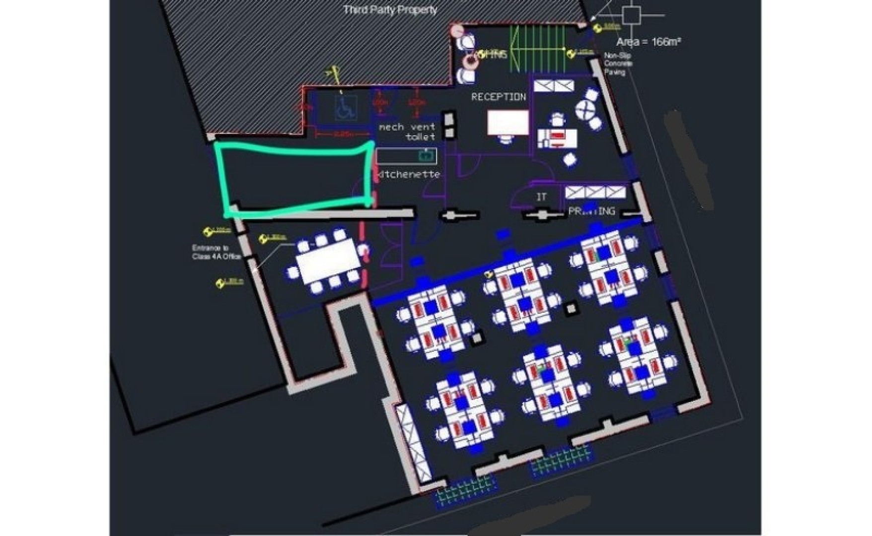 Office to let Malta: Msida 250sqm commercial premises for rent