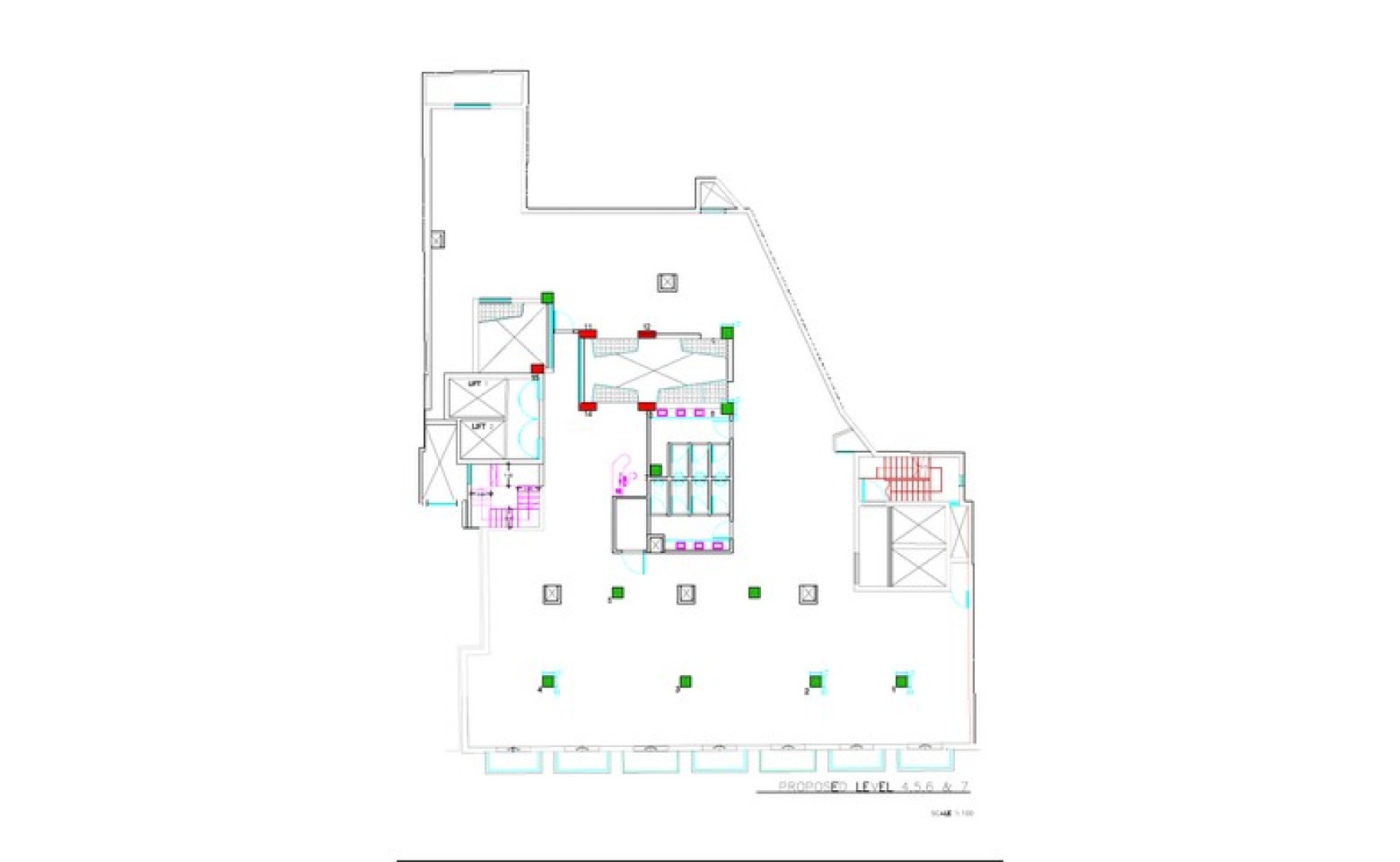 Office block with School Class 2C permit for rent