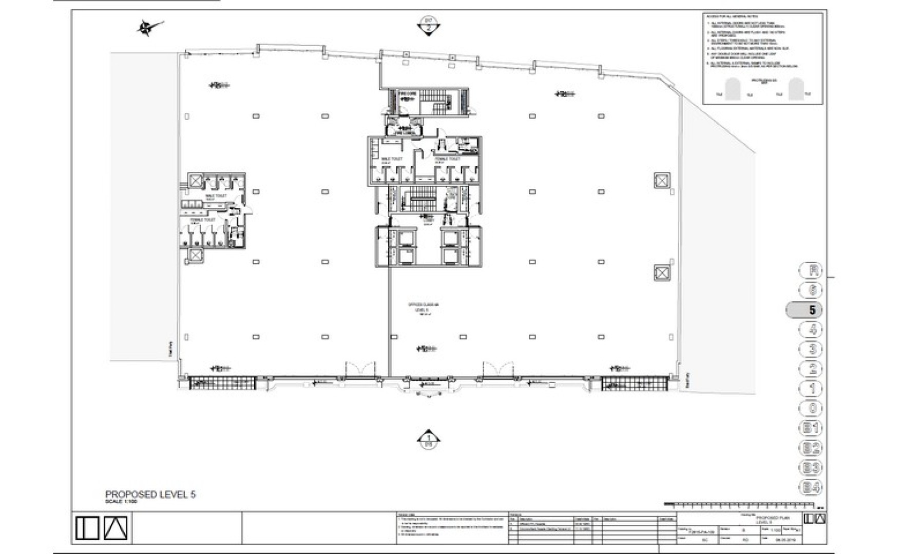 Gzira 934sqm commercial premises for rent on the 5th floor