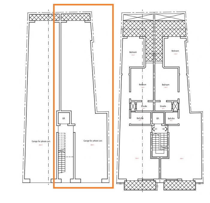 Large street level garage for sale in Fontana, Gozo
