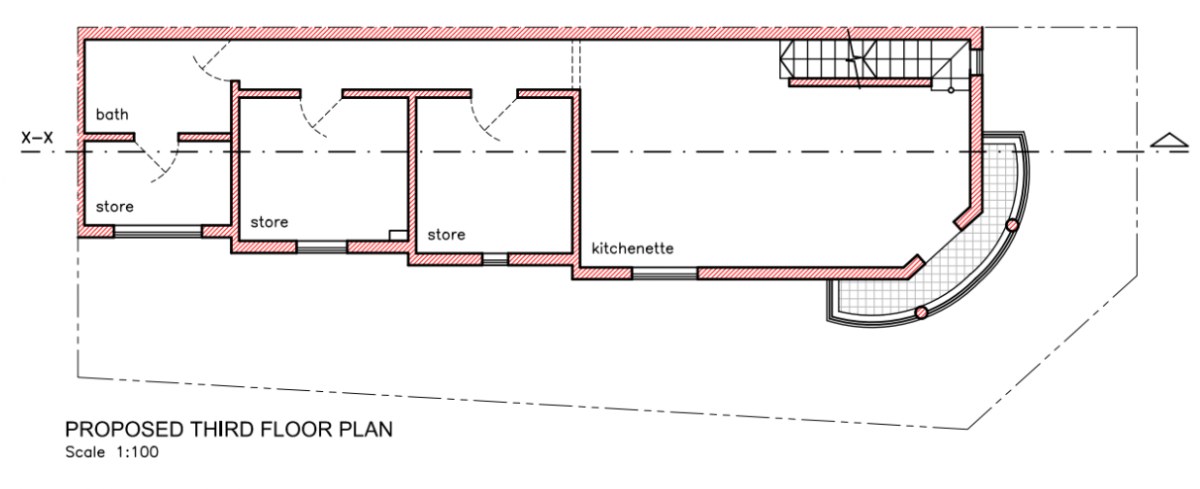 Corner Office with several rooms and ample light in Iklin