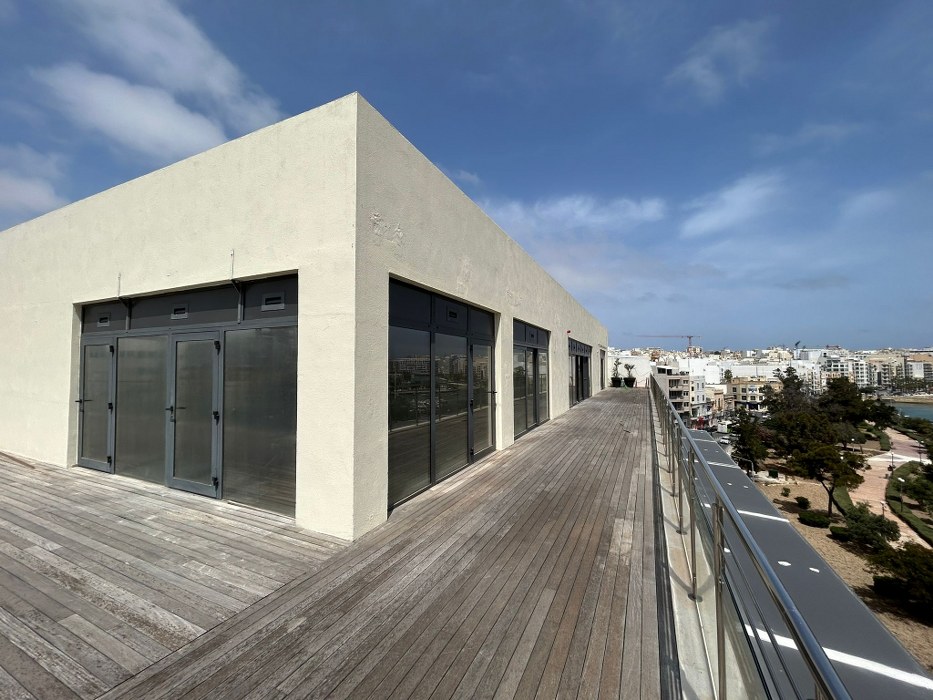 1109sqm penthouse office for rent in the heart of Ta' Xbiex